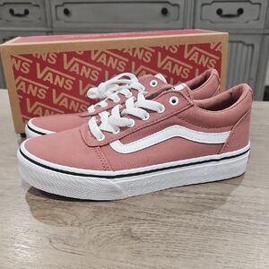 Vans Brand New in Box Ward Canvas Night Rose Sneakers 2